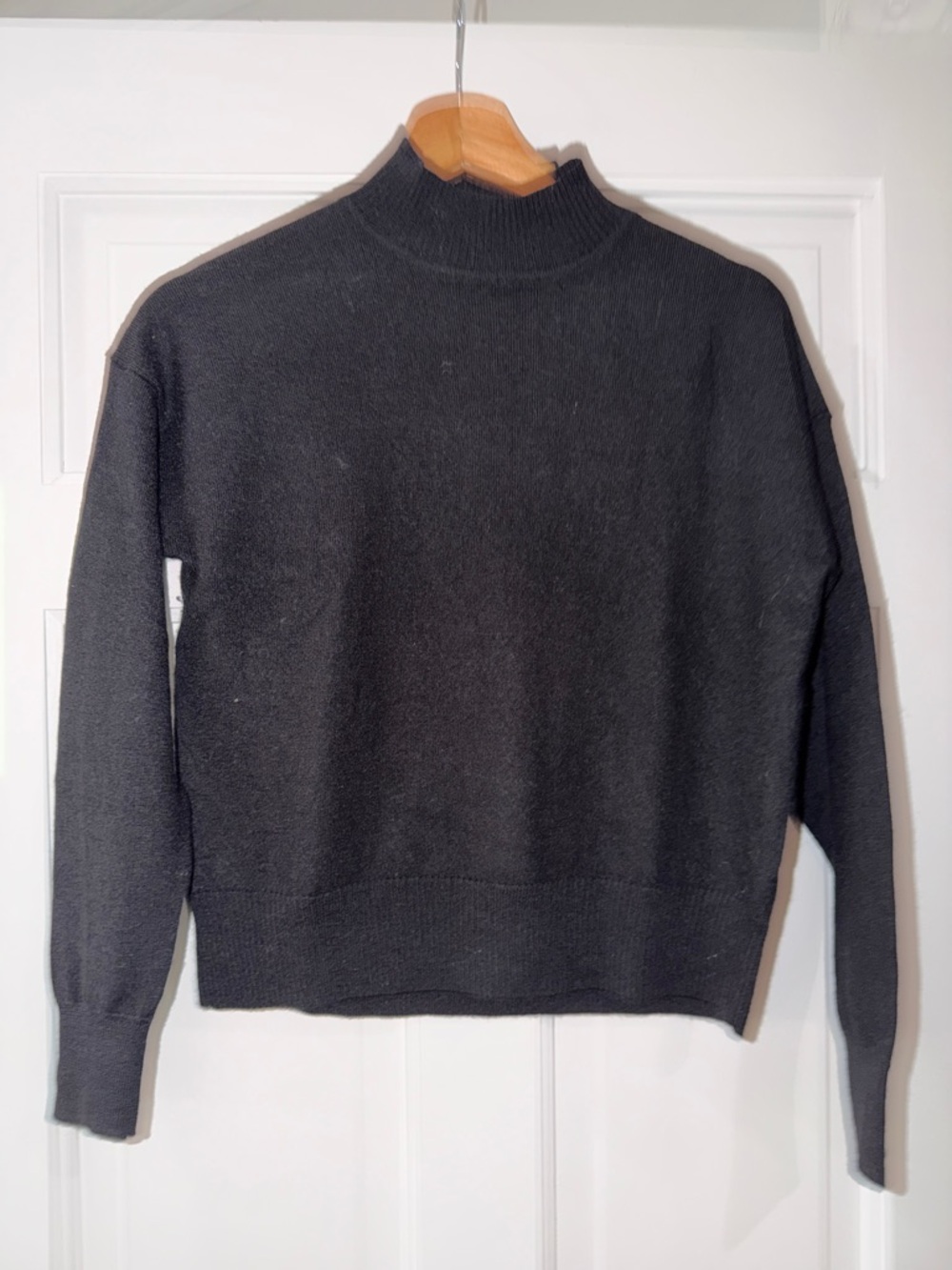 Saks Fifth Avenue Black womans Turtleneck Sweater and shirt bundle of 2